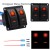 Import 2 Gang Marine LED Rocker Switch Panel Circuit Breakers from China
