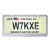 Import 2 Holes License Plate Frame, Stainless Steel Car Licence Plate from China
