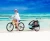 Import 2 in 1 Bicycle Carrier Child Baby Bike Trailer Stroller pet trailer from China