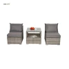 2 Seater wholesale garden patio wicker sofa set cheap rattan furniture