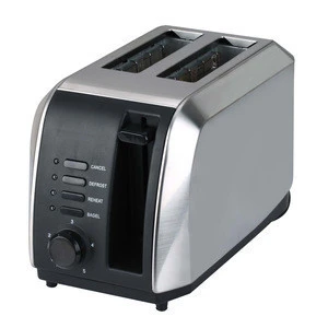 2 slice home toaster with electronic browning control
