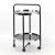 Import 2-Tier Oval Tube X Shape   Glass Serving design trolley from Pakistan