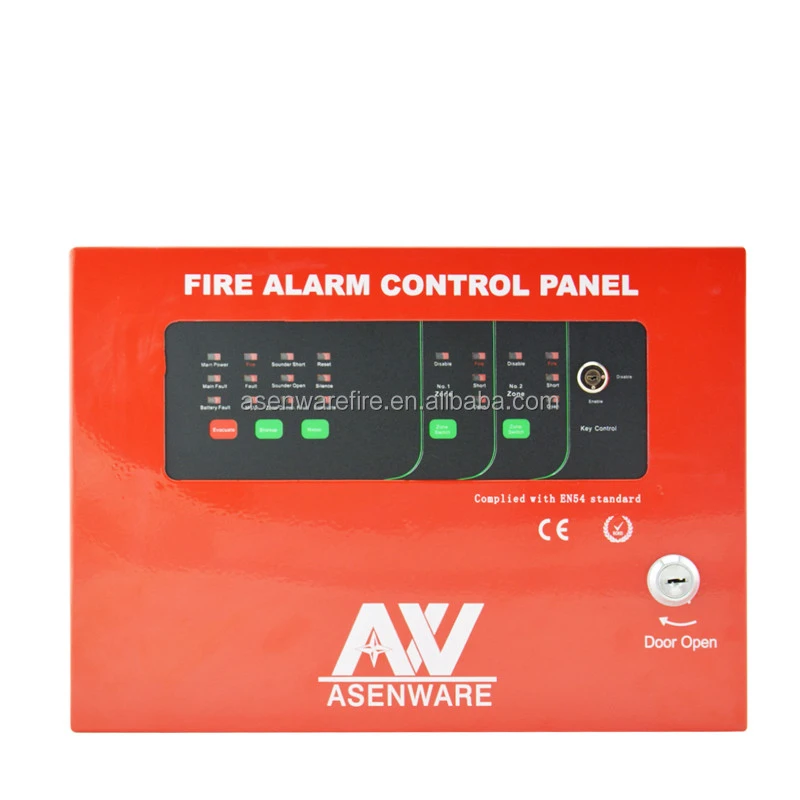 2 zone fire panel conventional fire alarm with GSM module