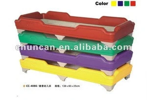 2015 colorful plastic bed for baby chuncan blow molding bed for kids
