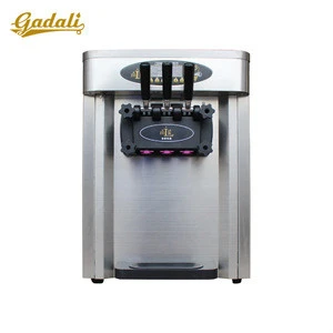 2017hot sale Good quality ice cream machine maker, 3 flavor soft ice cream machine,cheap ice cream machine (ZQR-25CT)
