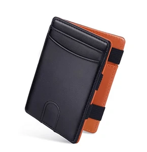 2018 New design pu leather High-end Mens PU leather magic wallet