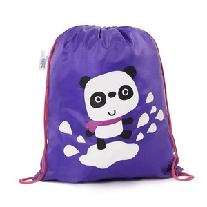 2018 Wholesale Personalized For Promotional Customized Logo Nylon Drawstring School Bag For Children