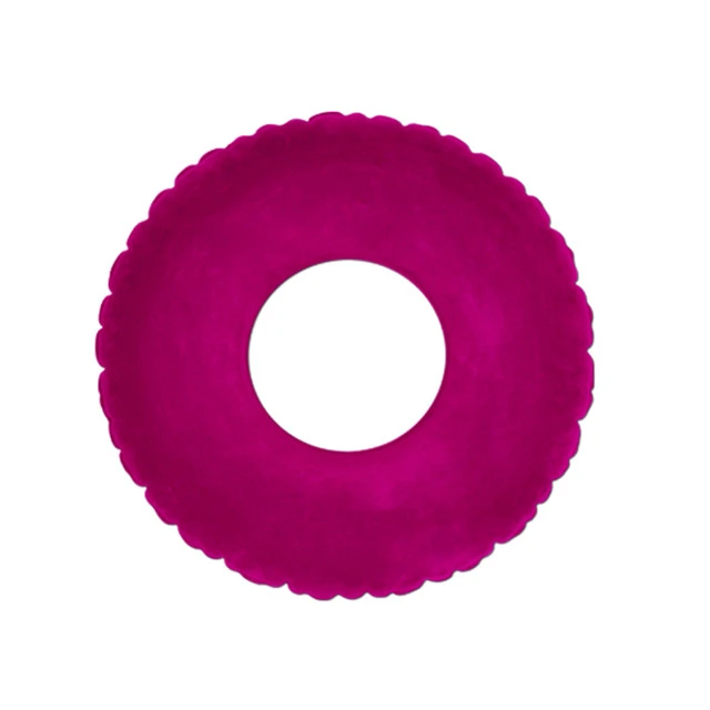 2020 best selling Medical inflatable ring donut seat cushion with air pump hemorrhoid treatment with holes