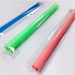 2020 New Product Ideas Healthy Custom Silicone Rubber Drinking Straws Reusable collapsible Straw