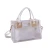 Import 2021 2pcs MOQ Fashion Women Shoulder Bag Clear Jelly Clutch Purse Transparent Handbag from China