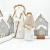 Import 2021 Hot Sale Product Winter Indoor Christmas Felt Ornament House Decoration Home With Plush Roof from China