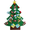 2021 Kids DIY Wall Hanging tree Xmas Gifts Children Friendly Christmas Home Decorations felt christmas ornament