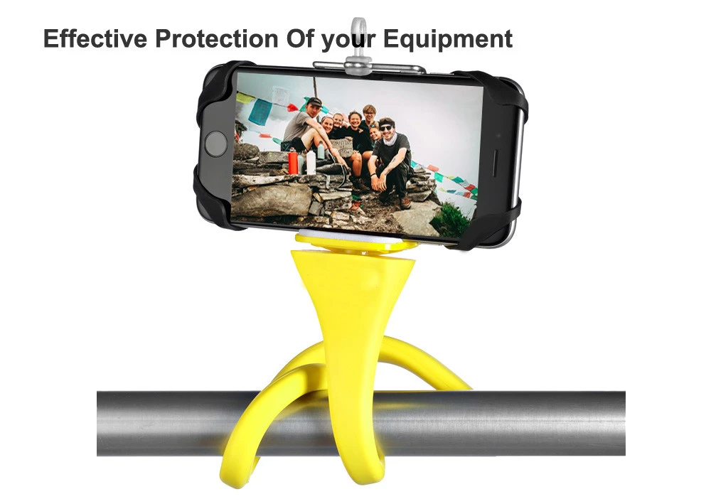 2021 New Portable Wireless Remote Anti Shake Mini Stabilize Car Bicycle Smartphone Holder Stand Flexible Selfie Stick Holder
