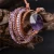 Import 2021Exquisit Handmade 5X Leather Wrap Beads Bracelet Boho Chic Natural Stone Adjustable Jewelry Gift Women from China