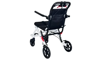 2024 high quality stair wheels portable wheelchair can be fold with competitive price can be carried on the plane