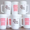 2024 Outdoor 22oz 34oz Customized Logo Hospital Mug With Straw Double Wall Plastic Tumbler Mug In Stock