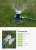 Import 2024 Top quality garden lawn 360 degree automatic plastic multi-head water sprinkler from China