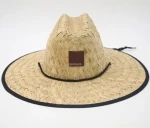 2024 Wholesale Fine Handicraft Mat and Rush Grass Straw hat Panama Hat Lifeguard hat for Unisex