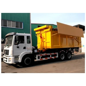 23 ton hook arm garbage truck with 12 CBM garbage dump truck for sale