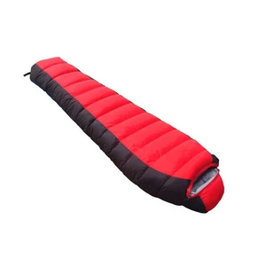 2.3kg high quality outdoor camping duck down sleeping bag, mummy sleeping bag
