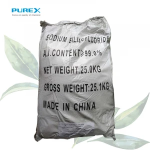 25KG Bag Sodium Silicofluoride 99% Used As Opalescent Agent For Glass and Enamel