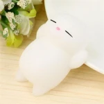 25PCS Set Cute Mochi Squishy Cat Squeeze Healing Fun Kids Kawaii Toy small soft animals Stress Reliever toy