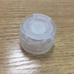 28mm flip top cap with silicone membrane for dispensing water bottle