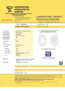 2ct Diamond F VS1  IGI Certified Lab Grown CVD OVAL  Cut TYPE2A