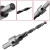 Import 2pc Countersink Drilling 3 Steps Pilot Drill Bits Set Reamer Screw Wood Window Hinge Hole Saw Chamfer 4 6 5 7mm steps 8mm Shank from China