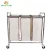 Import 3 Bag Laundry Sorter Cart Hamper Sorter Rolling Trolley Clothes Storage from China