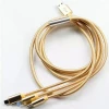 3 in 1 nylon braided multi usb cord/ ios cable for Europe