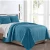 Import 3-Piece Solid Modern Quilted Bedspread Coverlet Set - 1 Coverlet 90x86&quot; + 2 Shams 20&quot;x36&quot; from China