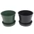 3 Size Home Decoration Black And Green Color Cheap Tall Plastic Flower Pots