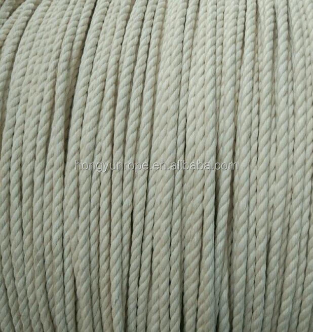 3 Strand Twisted Cotton Rope in Taian