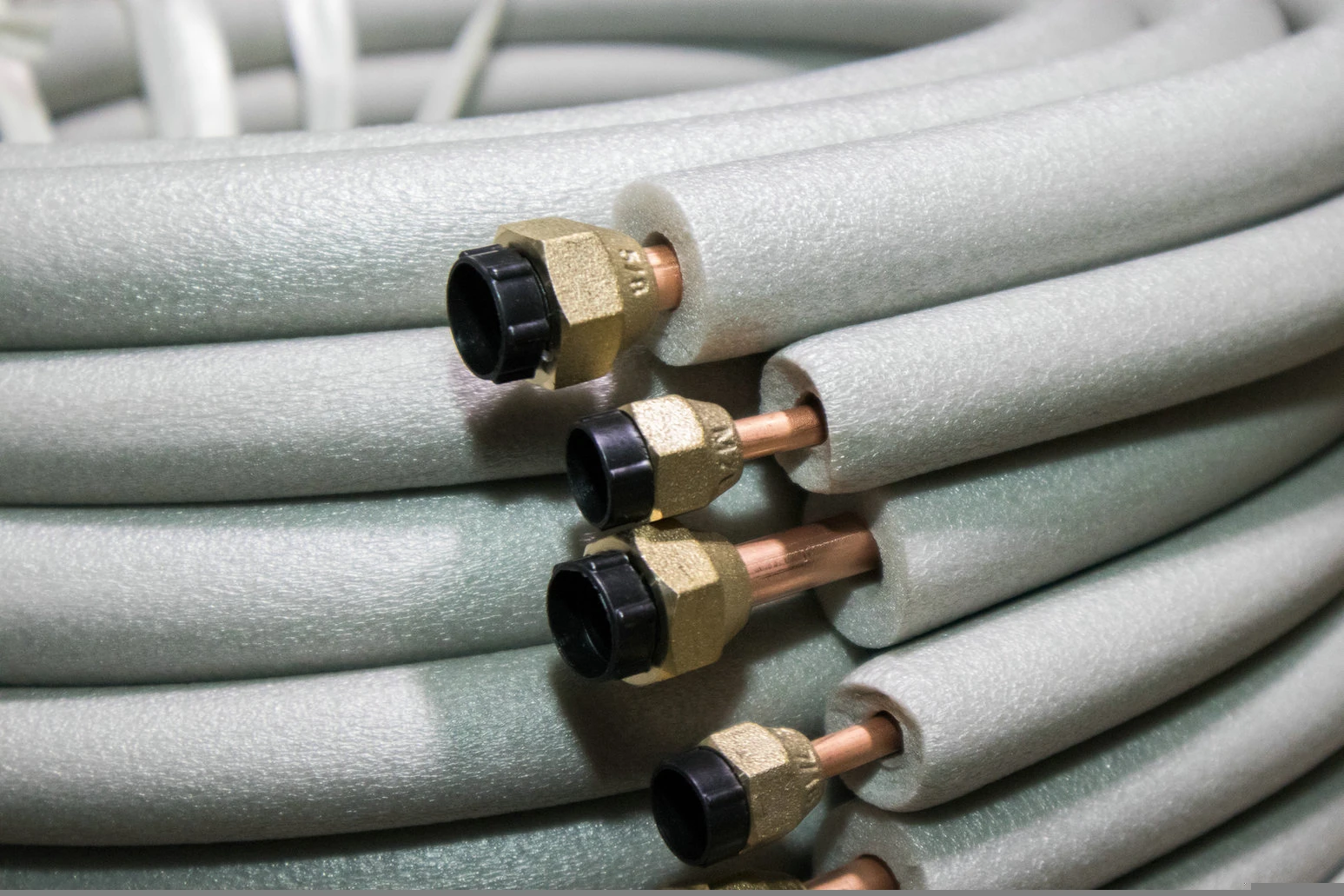30 meter white foam with nuts insulation copper tube for air condition
