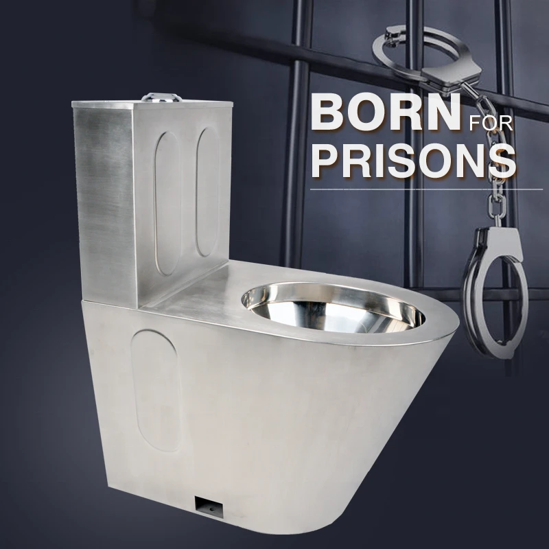 304 Stainless Steel Prison Jail Cell Toilet
