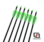 31.5" Professional Fiberglass Arrow for Crossbow 0.8mm Hunting Archery Shooting Accessories Fishing