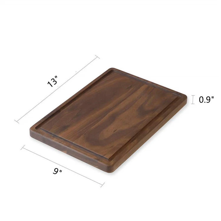 35*25*2cm small walnut delicatessen cutting board for kitchen