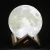 Import 3D Moon Lamp USB LED Night Light Moonlight Touch Sensor 3Color Changing+Stand from China