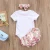 Import 3PCS Cute Newborn Baby Girl Outfits Clothes Tops Romper+Tutu Shorts Pants Set from China