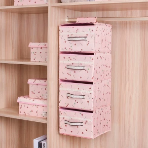 4 Cases Large Capacity Hanging Storage Box/Home Storage Box