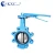 Import 4 inch DN100 lug type butterfly valve price cast iron body EPDM seat SS410 stem CF8 disc handwheel with manufacturers from China