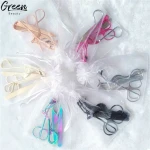 4 pieces tweezers kit for eyelashes extension set eyelash lash tweezers and eyebrow scissors tweezers set