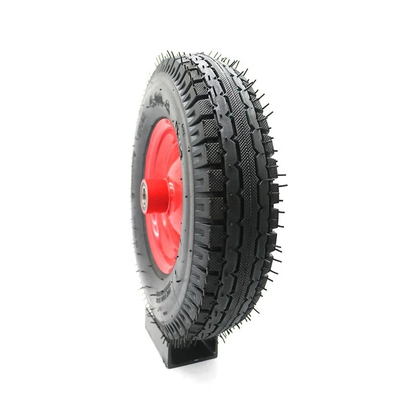 4.00-8 Hevay duty wheelbarrow tire rubber wheel