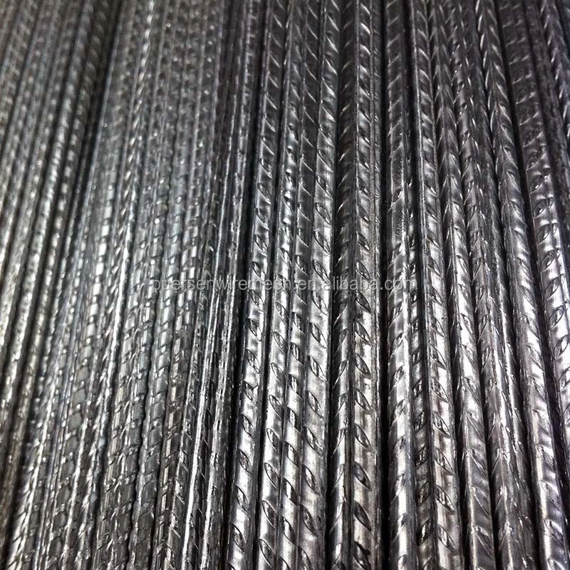 4.2mm ribbing bars/ indented concrete steel wire reinforcing