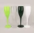 4oz Reusable Acrylic plastic white champagne flutes glass