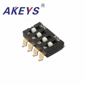 4P 4 Positions 2.54mm DIP Patch Toggle Switch dip switch