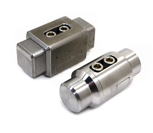 5 axis cnc machining and milling parts custom OEM Billet aluminum adjustable interlocking tube clamps