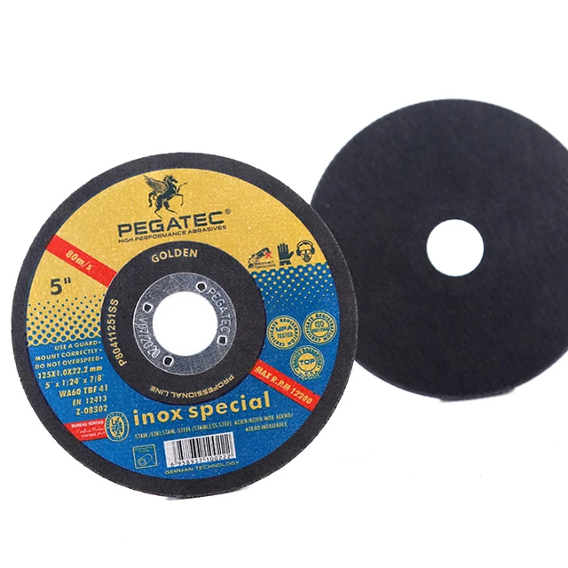 5 inch stainless steel inox special 125mm abrasive cutting disc wheel blade