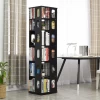 5 Layer Creative Rotating Bookcase 360 Degree Rack Display Book Shelf Bookshelf